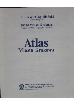 Atlas Miasta Krakowa