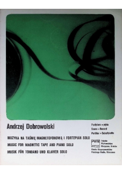 Muzyka na taśmę magnetofonową i fortepian solo