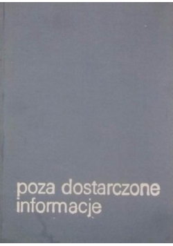 Poza dostarczone informacje