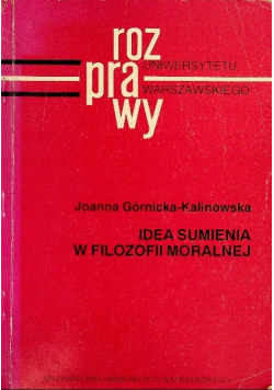 Idea sumienia w filozofii moralnej