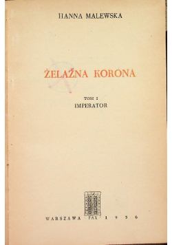 Żelazna Korona 1956 r. Tom 1