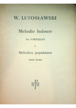 Melodie ludowe na fortepian