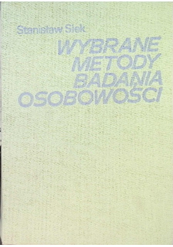 Wybrane metody badania osobowości