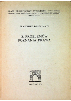 Z problemów poznania prawa