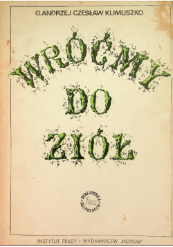 Wróćmy do Ziół
