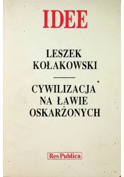 Idee Cywilizacja na ławie oskarżonych