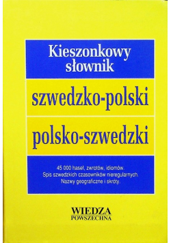 Kieszonkowy słownik szwedzko-polski polsko-szwedzki