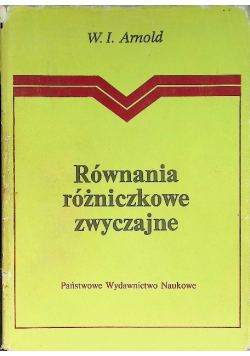 Równania różniczkowe zwyczajne