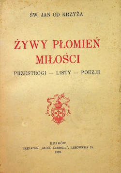 Żywy płomień miłości 1939 r