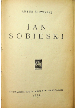 Jan Sobieski, 1924 r.