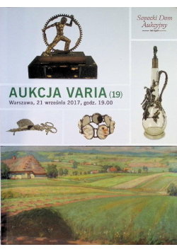 Katalog Aukcja Varia Nr 19 / 17