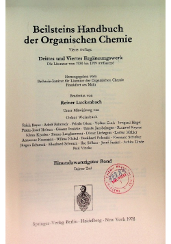 Beilsteins Handbuch der Organischen Chemie