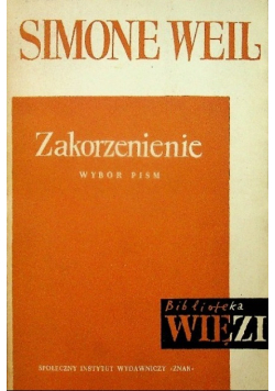 Zakorzenienie Wybór pism