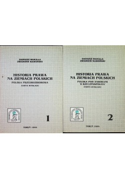 Historia prawa na ziemiach Polskich Tom 1 i 2