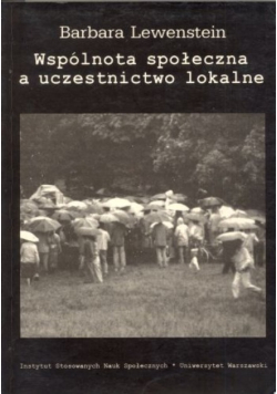Wspólnota społeczna a uczestnictwo lokalne