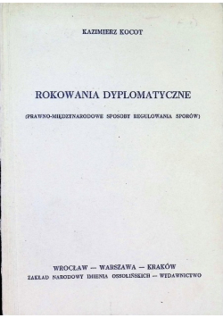 Rokowania dyplomatyczne