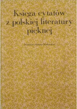 Księga cytatów z polskiej literatury pięknej
