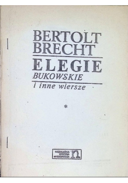Elegie Bukowskie i inne wiersze