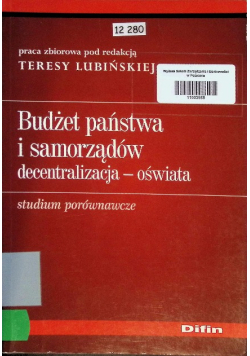Budżet państwa i samorządów