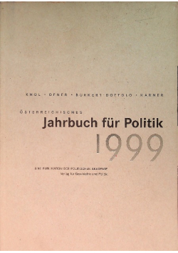Österreichisches Jahrbuch für internationale Politik 1999