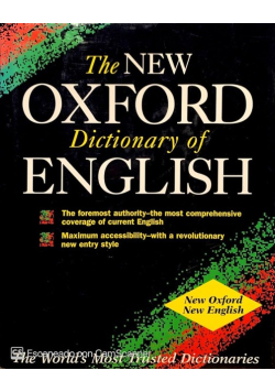 The New Oxford Dictionary of English
