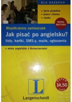 Współczesny samouczek Jak pisać po angielsku
