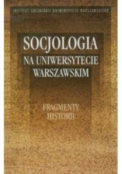 Socjologia na Uniwersytecie Warszawskim