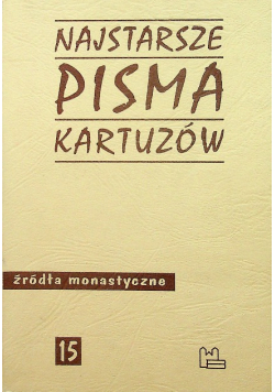 Najstarsze pisma kartuzów