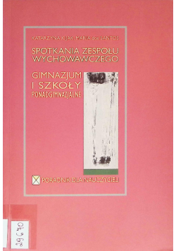 Spotkania zespołu wychowawczego