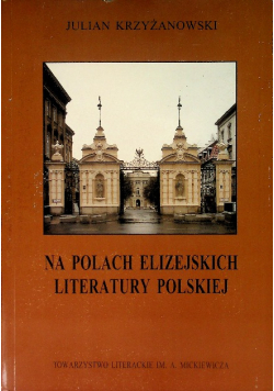 Na polach Elizejskich literatury polskiej