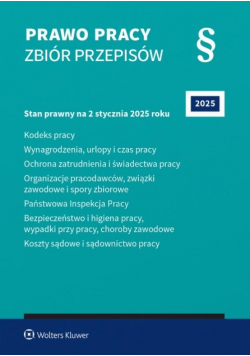 Prawo pracy Zbiór przepisów