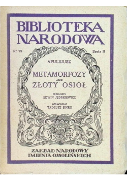 Metamorfozy albo złoty osioł