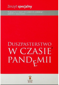Duszpasterstwo w czasie pandemii