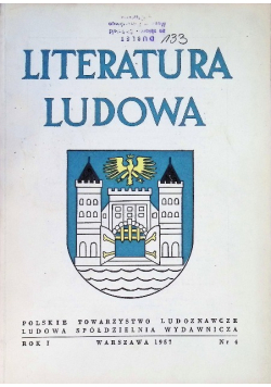 Literatura ludowa Nr 4 / 57