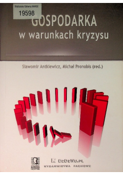Gospodarka w warunkach kryzysu
