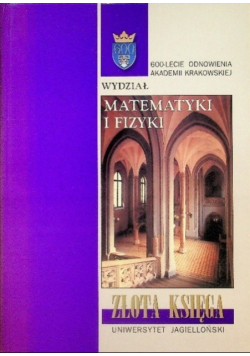 Wydział matematyki i fizyki Złota księga