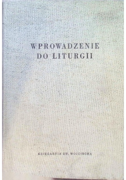 Wprowadzenie do liturgii