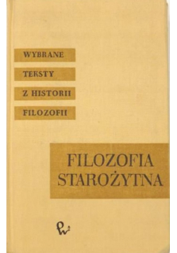 Filozofia Starożytna Grecji i Rzymu