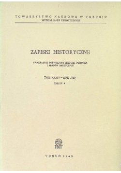 Zapiski historyczne Zeszyt 3