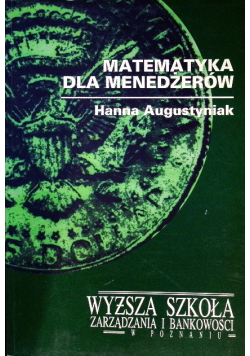 Matematyka dla menedżerów