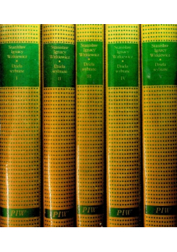 Witkiewicz Dzieła wybrane Tom 1 do 5