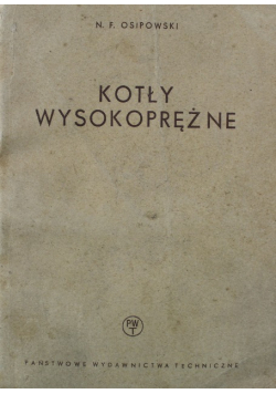 Kotły wysokoprężne