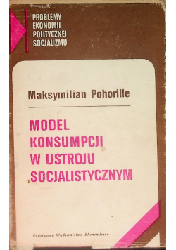 Model konsumpcji w ustroju socjalistycznym