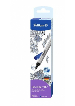 Cienkopis Fineliner 96 0,4mm niebieski (10szt)