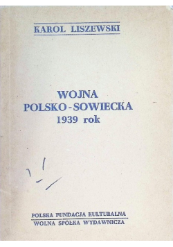 Wojna polsko sowiecka 1939 rok
