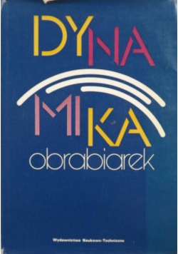 Dynamika obrabiarek