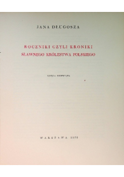 Roczniki czyli kroniki sławnego Królestwa Polskiego Księga 9