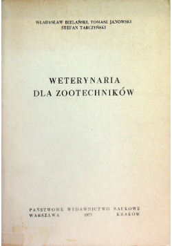 Weterynaria dla zootechników