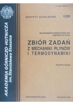 Zbiór zadań z mechaniki płynów i termodynamiki