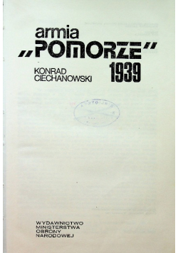 Armia Pomorze 1939